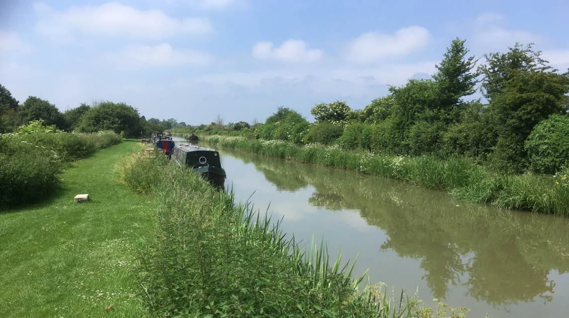 The Kennet and Avon Canal at Marsh Farm, Wiltshire