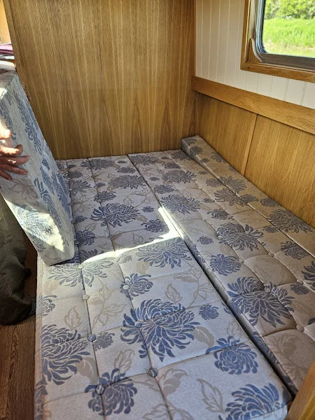 Upsy Daisy lounge converted to bed