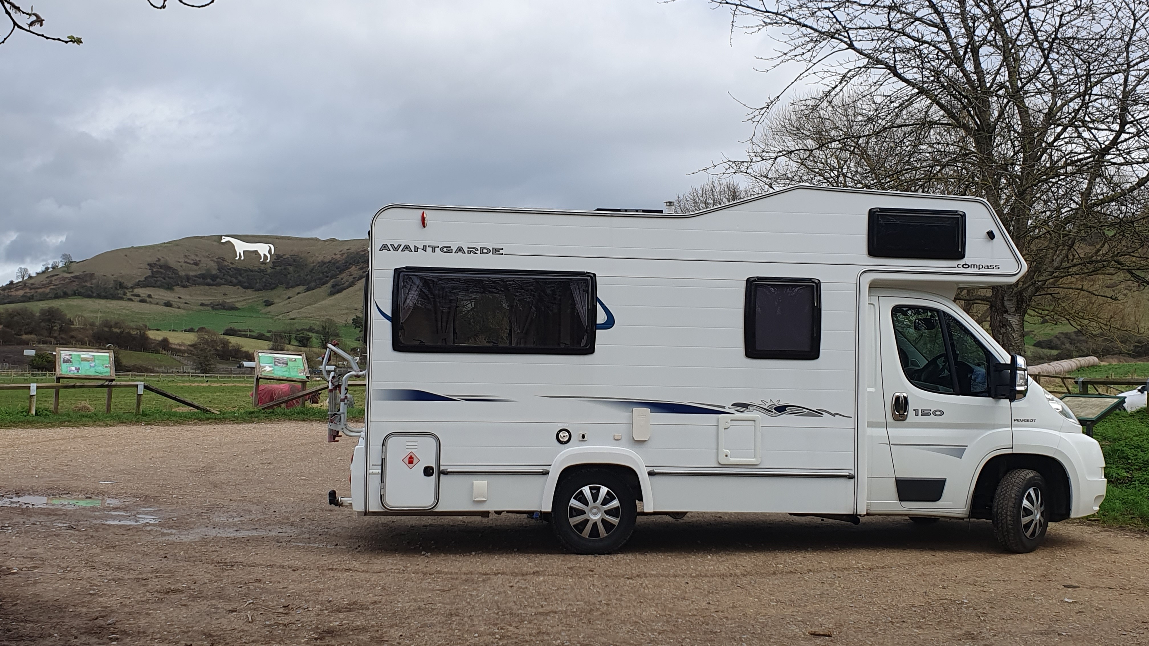 Adventure Nomad motorhome and canal boat Upsy Daisy combination holiday