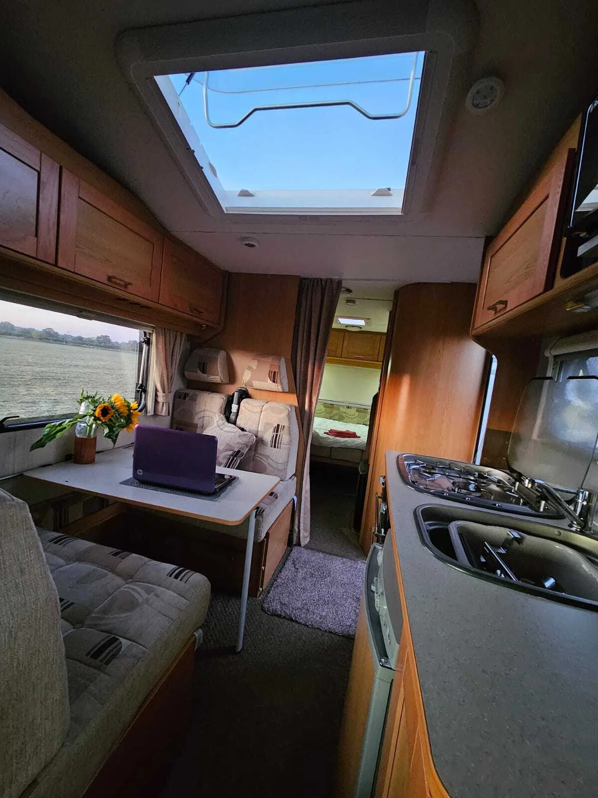 Beatrice interior with roof light