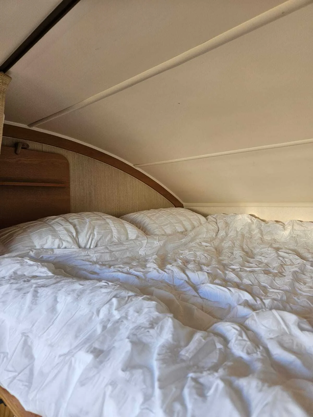 Beatrice over-cab bed close-up