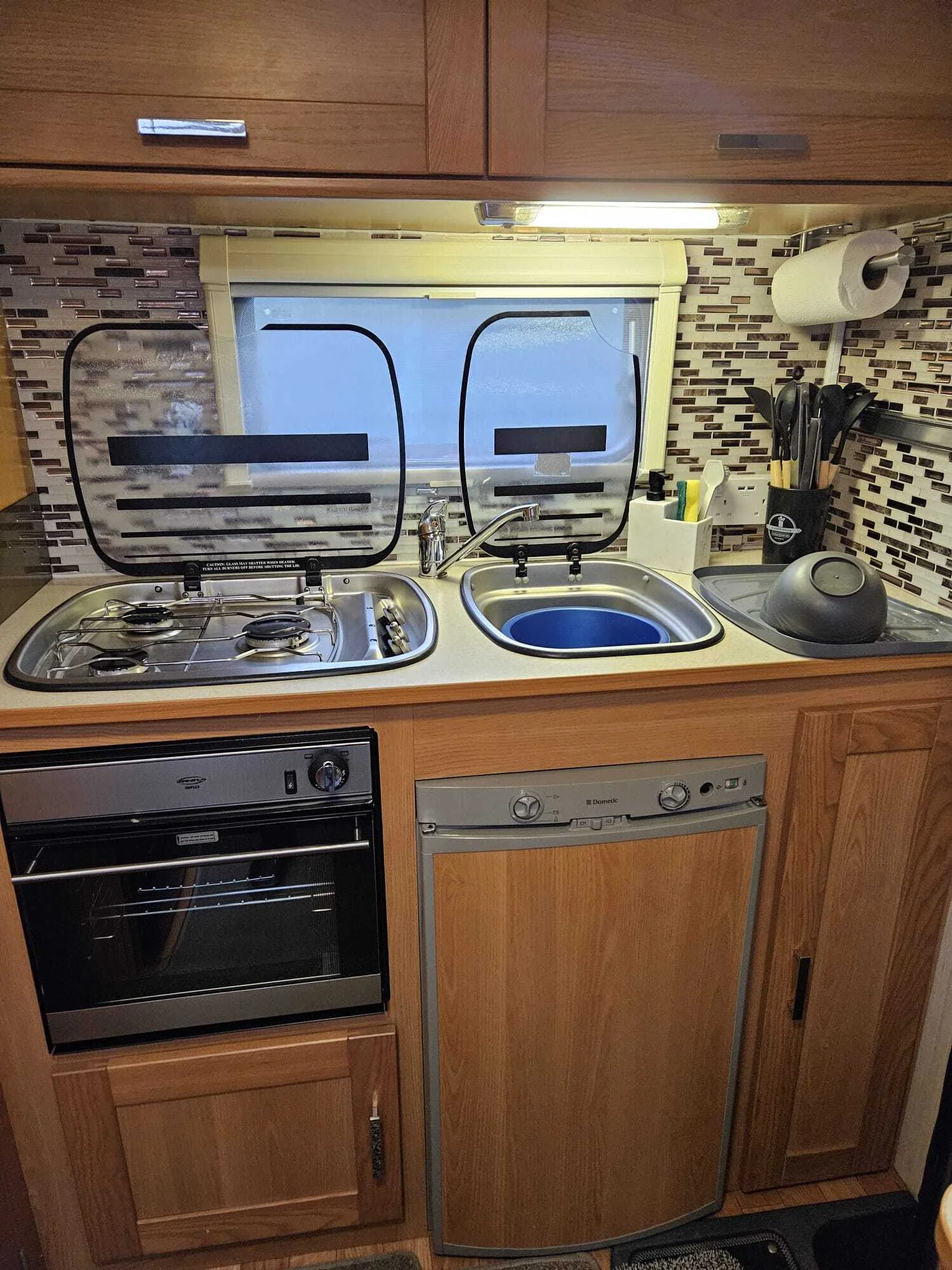 Farah kitchen hob close-up