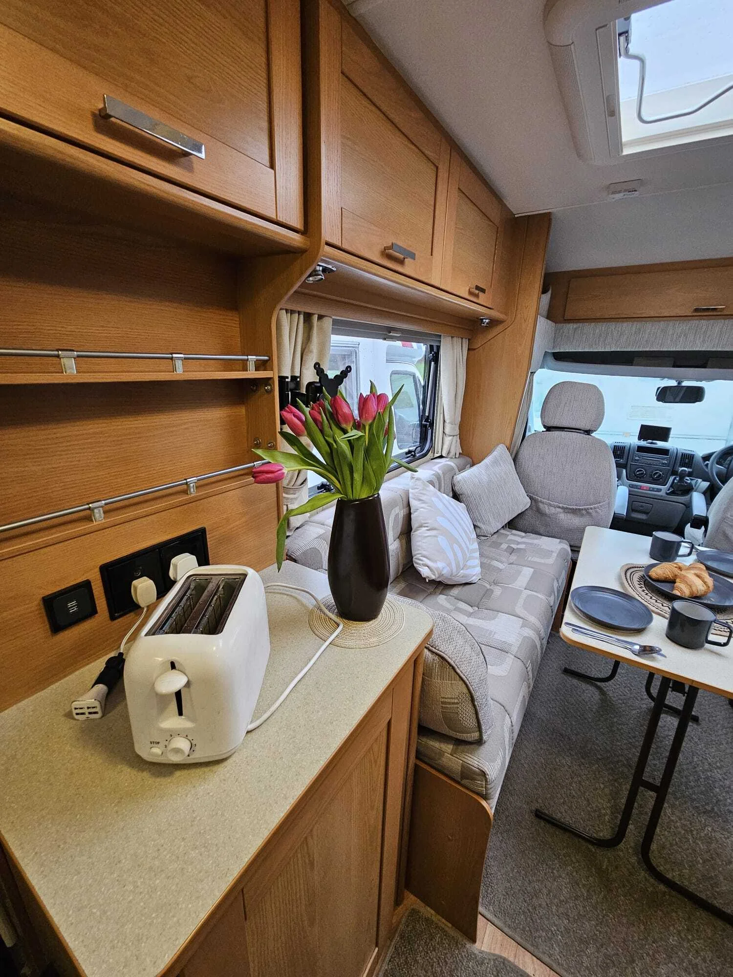 Farah kitchen counter and toaster